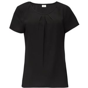 Blouse - Blouseshirt - Crêpe - Effen - Kwartmouw