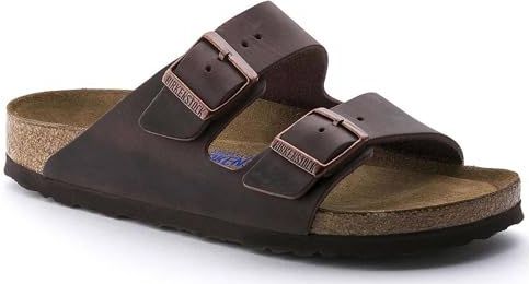 Birkenstock Unisex - Arizona 51061 Clogs & pantoletten van Birko-Flor (normaal), habana, 45 EU Smal