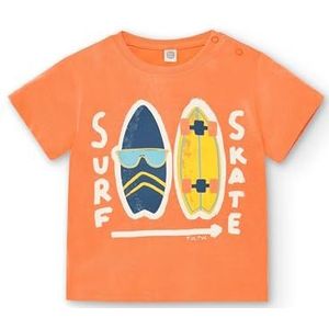 Tuc Tuc T-shirt voor meisjes, Oranje, 6 Maanden