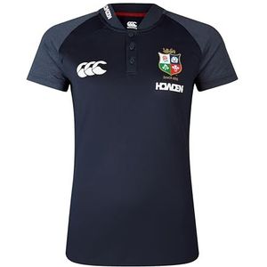 Canterbury Poloshirt voor dames, British and Irish Lions, Dark Sapphire, maat 10