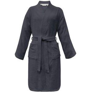 Herding Tom Tailor Kimono-badjas, maat M, 100% katoen, Classic badjas grijs (antraciet)