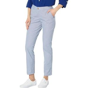 Tommy Hilfiger Hampton Chinobroek voor dames, blauw/wit, 40