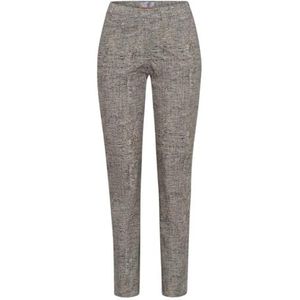 Raphaela by Brax Laura Tweed Print broek voor dames, zand, 29W / 32L