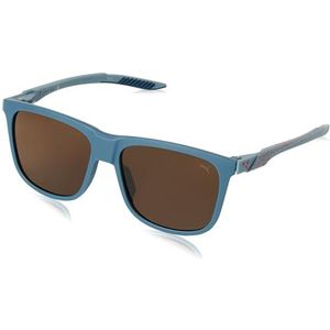 PUMA Sunglass Man Recycled INJ bril, blauw-blauw, 56 voor heren, blauw-blauw, 56