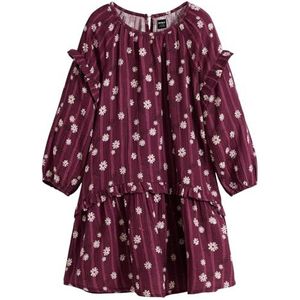 Desigual - Boho Bloemenjurk - Lange Mouwen - Ronde Hals - Korte Lengte