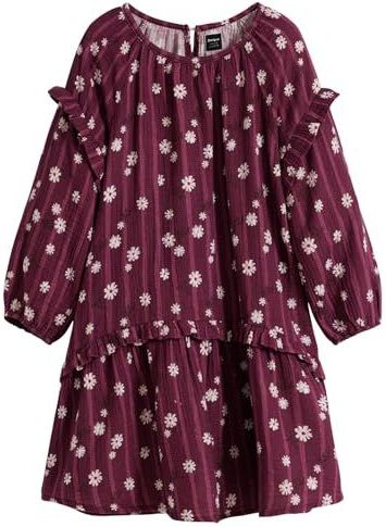 Desigual - Boho Bloemenjurk - Lange Mouwen - Ronde Hals - Korte Lengte