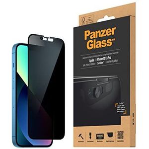 Pantserglass™ displaybescherming - beschermfolie voor iPhone 13/13 Pro 2021 6.1"" met CamSlider™ Black Privacy