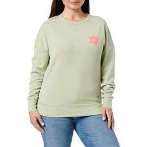KEY LARGO WSW Weekend Round Sweatshirt voor dames, licht kaki (1543), XS