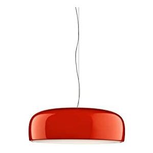 Flos Plafondlamp Smithfield Suspensie van aluminium in de kleur rood 70W, afmetingen: kabellengte: 270cm, lichaam: 60cm x 21,5cm, F1371035