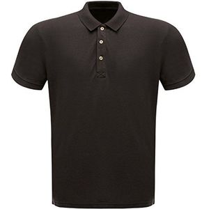 Regatta TRS143 80070 Cls 65/35 Groot Klassiek Poloshirt, Zwart