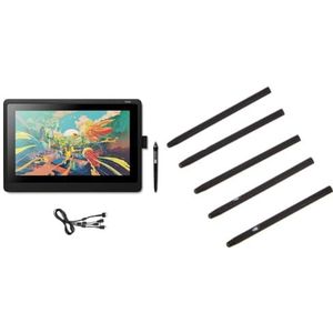 Wacom Cintiq Display Grafisch display. 16 inch zwart & Wacom Standard Stiftpunten, ACK-20001, Stiftpunten, Zwart