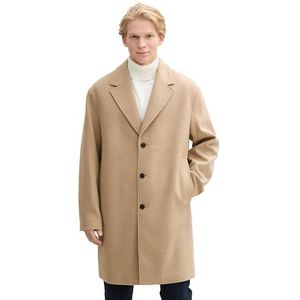 TOM TAILOR Denim Heren 1042407 jas, 35750-Foggy Beige Melange, XL, 35750 - Foggy Beige Melange, XL