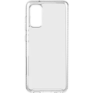 Tech21 Pure Clear Phone Case voor Samsung Galaxy S20+ (Plus) 10ft valbescherming zelfgenezende hoes met antimicrobiële eigenschappen - transparant - helder, T21-7681