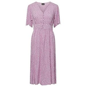 PIECES Pctala Ss Midi Dress Noos Bc jurk voor dames, paars, XS