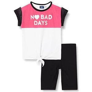 Chicco, 2-delige set met T-shirt en korte broek, meisjes, 1 jaar, Zwart (794)
