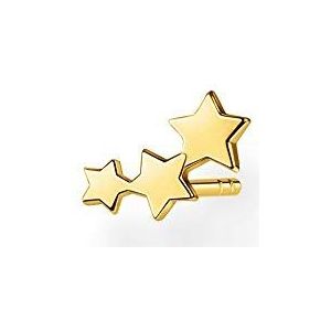 Thomas Sabo Dames enkele oorstekers sterren goud, 925 sterling zilver