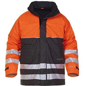 Hydrowear 066385BO Nijkerk Multi Hydrosoft Parka Jack, Hi-Vis Oranje/Zwart, M Maat