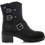 MTNGvoor vrouwen. 59382 Doris enkellaarsjes zwart (36), 3 tot 5 cm, Ritssluiting, Casual