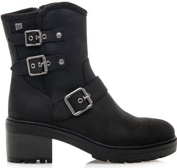 MTNGvoor vrouwen. 59382 Doris enkellaarsjes zwart (36), 3 tot 5 cm, Ritssluiting, Casual