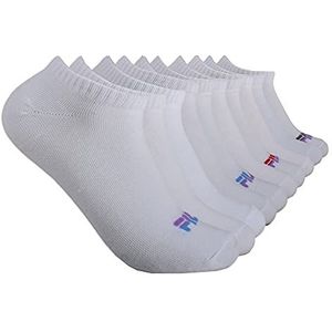 Fila Women's No Show Socks, White Multi, One Size