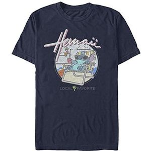 Disney Lilo & Stitch - LOCAL FAVORITE Unisex Crew neck T-Shirt Navy blue XL