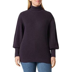 Mexx Gebreide trui met pofmouwen voor dames, dark purple, M