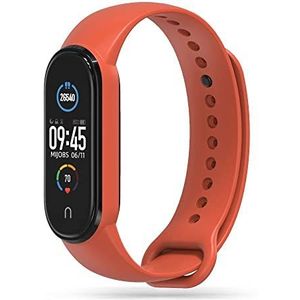 Tech-Protect IconBand Armband - sportarmband, reservearmband, siliconen horlogeband, compatibel met Xiaomi Mi Smart Band 5 / 6 / 6 NFC / 7, Orange