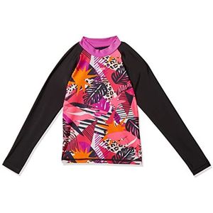 Speedo Rash Guard-shirt voor meisjes met lange mouwen en print