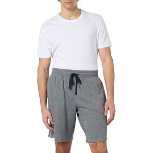 Emporio Armani Iconische Terry Loungewear Bermuda Shorts, Medium Melange Grijs, XL