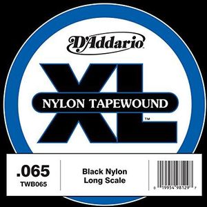 D'Addario TWB065 enkele snaren bass nylon tapewound lang .065
