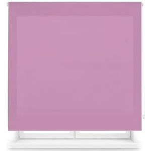 ECOMMERC3 | Transparant rolgordijn op maat, 115 x 175 cm, eenvoudige installatie, stofgrootte 112 x 170 cm, violet