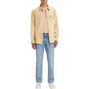 Jeans - Effen - Denim - Light Washed - Slimfit - Mid Waist