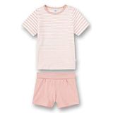 Sanetta Nachtkledij  poederroze / wit