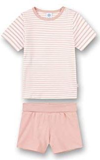 Sanetta Nachtkledij  poederroze / wit