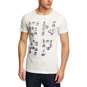 ESPRIT T-shirt voor heren, wit (wit (103 off wit)), 38 NL/XS