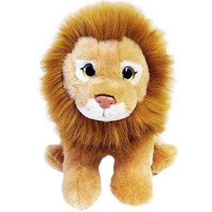 Bauer speelgoed ""blikvanger"" leeuw zittend pluche dier: natuurgetrouw knuffeldier, extra zacht, ideaal als cadeau, 25 cm, bruin (10249)