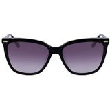 Calvin Klein Ck22532s rechthoekige zonnebril voor dames, Zwart, One Size