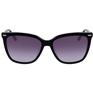 Calvin Klein Ck22532s rechthoekige zonnebril voor dames, Zwart, One Size