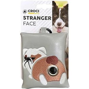 Croci Hygiënezak voor honden | Mini Bag 10,5 x 8,5 cm | Stranger Face Bulldog