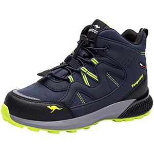 KangaROOS K-hk Tour RTX Wandellaarzen voor jongens, Dk Navy Lime, 30 EU