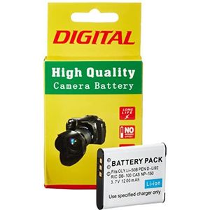 Amsahr Digitale camera en camcorder batterij voor Olympus LI-50B, Pentax D-LI92