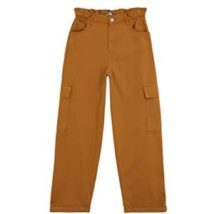 DeFacto Casual gebreide broek voor dames, joggingbroek - standaard pasvorm joggingbroek dames joggingbroek, joggingpak vrouw, camel, 44