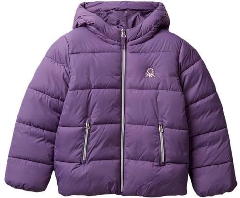 UNITED COLORS OF BENETTON Winterjas  lila / wit