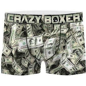 Crazy Boxer Heren Maat XL: Boxer UNITARIO-CASH-microvezel-92% Polyester 8% Elastaan, Boxer Unitario Hombre T639-1, S