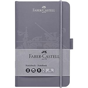 Faber-Castell 27827 - notitieboek DIN A6, 90 x 140 mm, papierkwaliteit 100 g/m² - FSC-mix, appelgrijs, 1 stuk