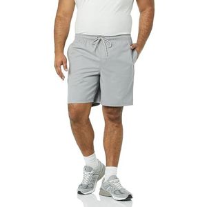 Amazon Essentials Wandelshorts met trekkoord voor heren (verkrijgbaar in grote maten), lichtgrijs, S