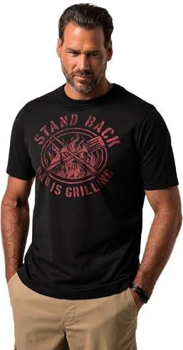 Shirt - Motiefprint - Jersey - Kwartmouw - Ronde Hals - Normale Pasvorm