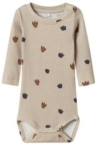 Lange Mouwen Romper - Ribgebreid - Body - All-over Print