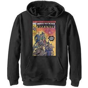 Marvel Halftone Cover Hoodie voor jongens, zwart, L