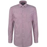 Seidensticker - Businessoverhemd - Paars - Regular 1/1 Kentkraag - Gestreept